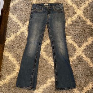 Aeropostale skinny flare jeans size 3/4